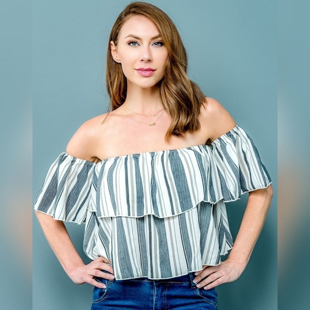 Ivory Off Shoulder Top